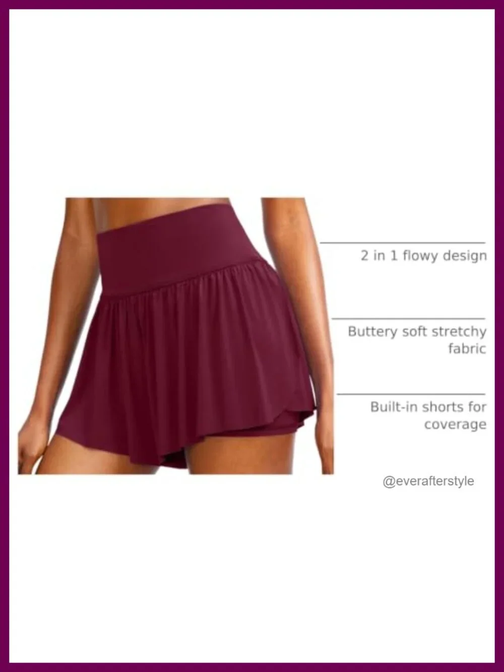 Flowy 2 in 1 Running Shorts with 4 Pockets for Women High Waisted Athletic